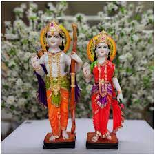 Marble Sita Ram Statue 