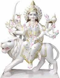 Marble Durga Statue 