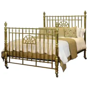 Rectangle Brass Bed