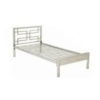 Polished Silver Bed