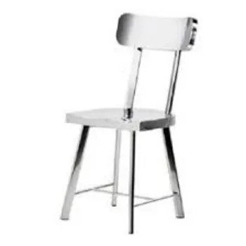 Polished Steel Chair