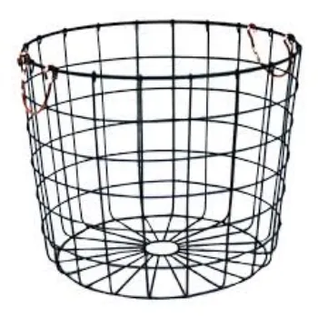 Fine Finished Wire Basket