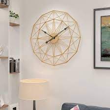 LW Collection Megan Gold Wall Clock