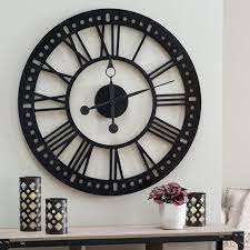 Metal Roman Numeral Wall Clocks 
