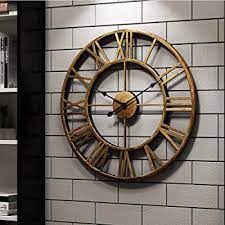 Large Wall Clock Roman Numerals 