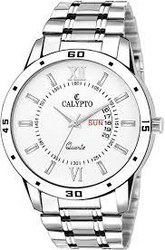 Matrix Antique Day & Date Leather Strap Analog Silicone Watch 