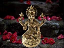 Brass Laxmi Statue 