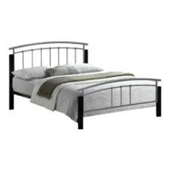 Polished Aluminium Bed