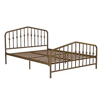 Polished Brass Bed
