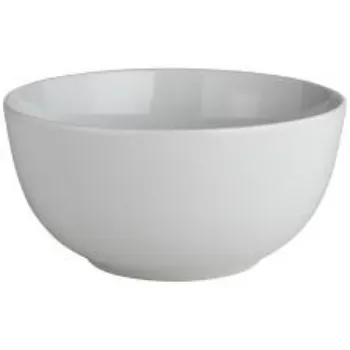 Plain White Ceramic Bowl