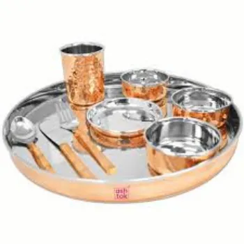 Fine Finishing Copper Dinner Set