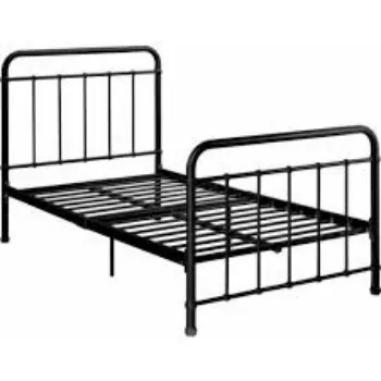 Polished Iron Bed