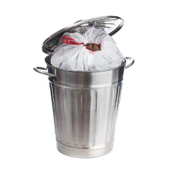Round Metal Dustbin