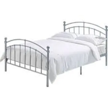 Polished Silver Bed
