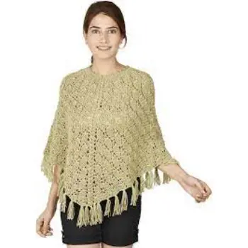 Modern Design Pullover Poncho 