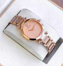 Pink Party Wear Versace ladies watch 