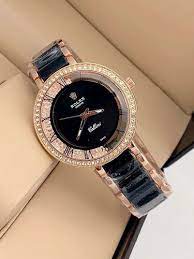 Rolex Black And Rose Gold Metal Belt