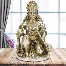 Brass God Hanuman Statue 