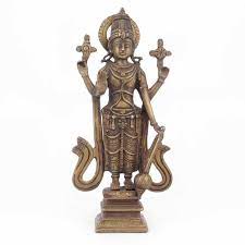 Metal Vishnu Statue 