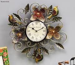 Decor Gully Multicolour Iron Wall Clock
