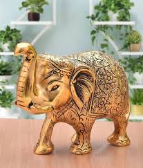 Metal Elephant Statue 