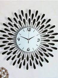 Extra Large Modern 3d Crystal Wall Clock