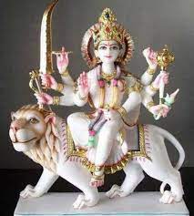 Marble Durga Statue 