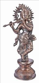 Metal Krishna Statue