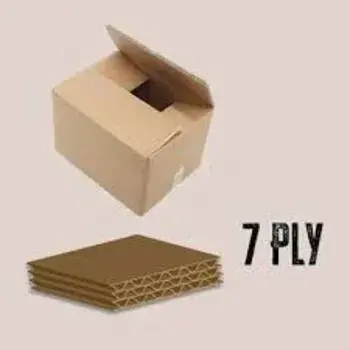 Plain 7 Ply Corrugated Box
