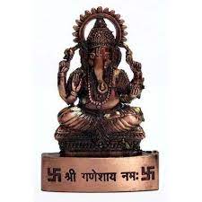 Copper Ganesha Statue