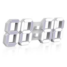  3D LED Digital Wall Alarm Clock with Remote Control