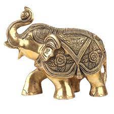 Brass Elephant Statue