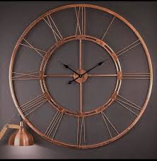Rose Gold Designer Wall Clock 
