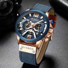 Casual Fashion Watches for Male Sport Military Leather Wrist Watch