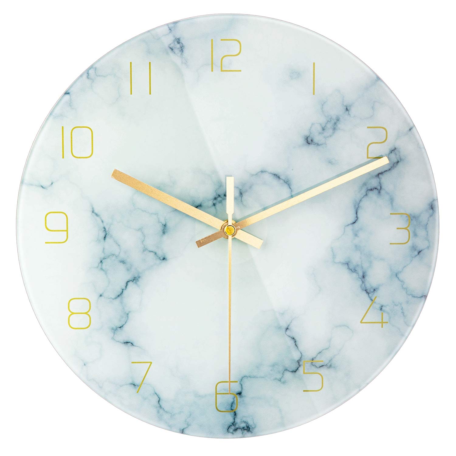 White Marble Clock