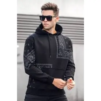 Trendy Men Polyester Printed Hoodies