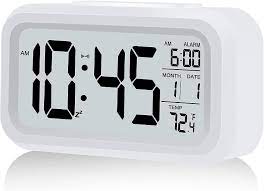 White Digital Smart Clock 