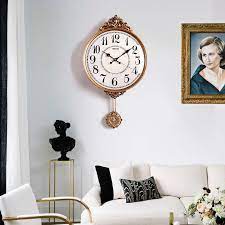 Round Large Metal Wall Clock 