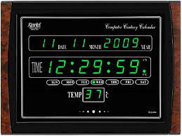 Ajanta Quartz Abstract Plastic LED Digital Wall Clock