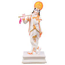 Marble Krishna Statue 