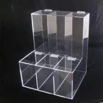 Glass-Acrylic Dispenser Stand