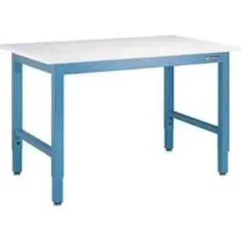  White Metal Adjustable Height Workstations