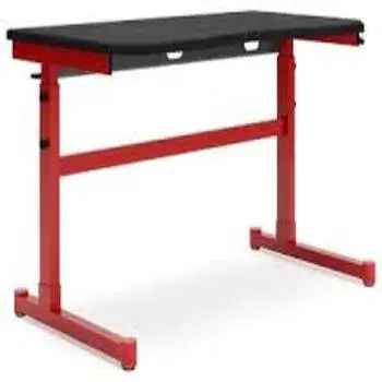  Black And Red Adjustable Height Workstations