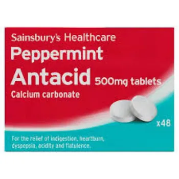  Sainsbury Antacid Peppermint Tablets