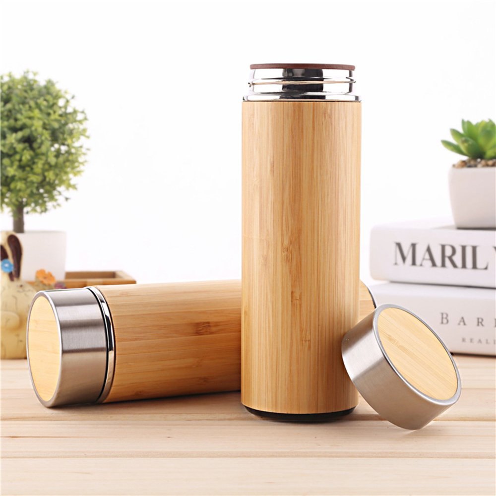 Plain Bamboo Bottle