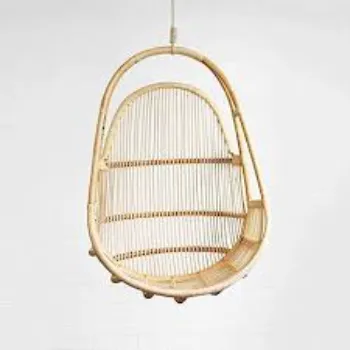 Polished  Bamboo Swing Chair