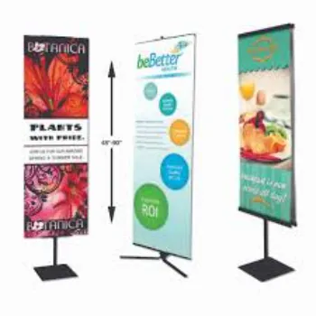 Stainless steel Banner Stand