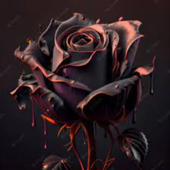 Fresh Black Rose