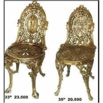 Semi Electric Brass Chair