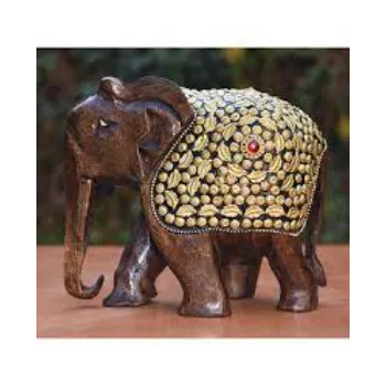 Brass Elephant Statue